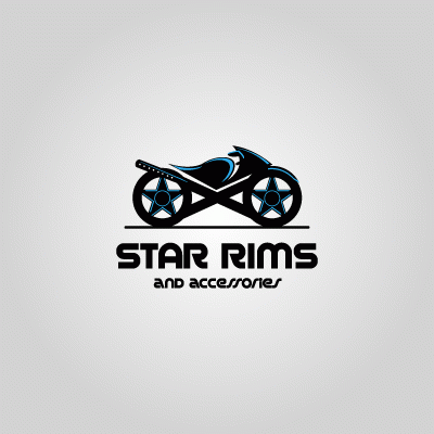 Logo Design Motorcycle on Star Rims And Accessories   Logo Design Gallery Inspiration   Logomix