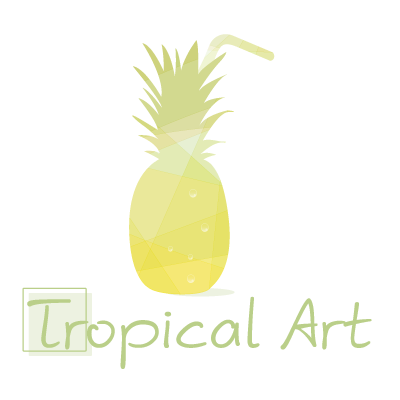 Luau Decorations on Tropical Art   Logo Design Gallery Inspiration   Logomix