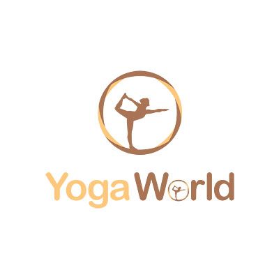 Logo Design Yoga on Yoga World Logo   Logo Design Gallery Inspiration   Logomix