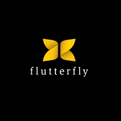 Flutterfly Logo Design