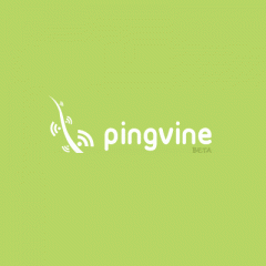 PingVine Logo Design