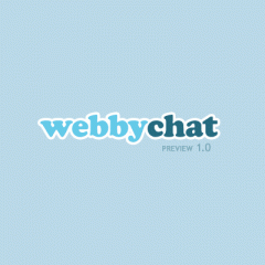 WebbyChat Logo Design