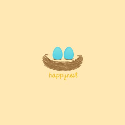 Happynest Logo Design
