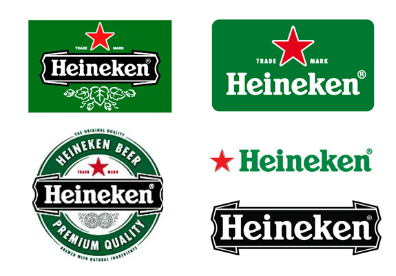 Famous Logo Design History Heineken Logo Design Gallery Inspiration Logomix